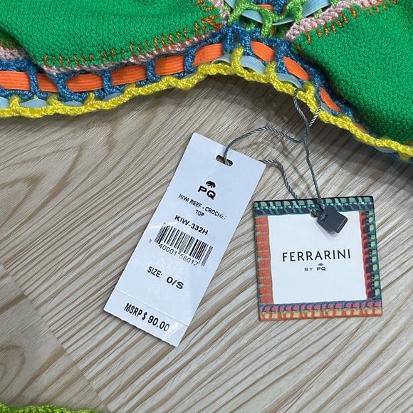 Ferrarini PQ Swim Kiwi Reef Crochet Bikini Set - Picture 5 of 10
